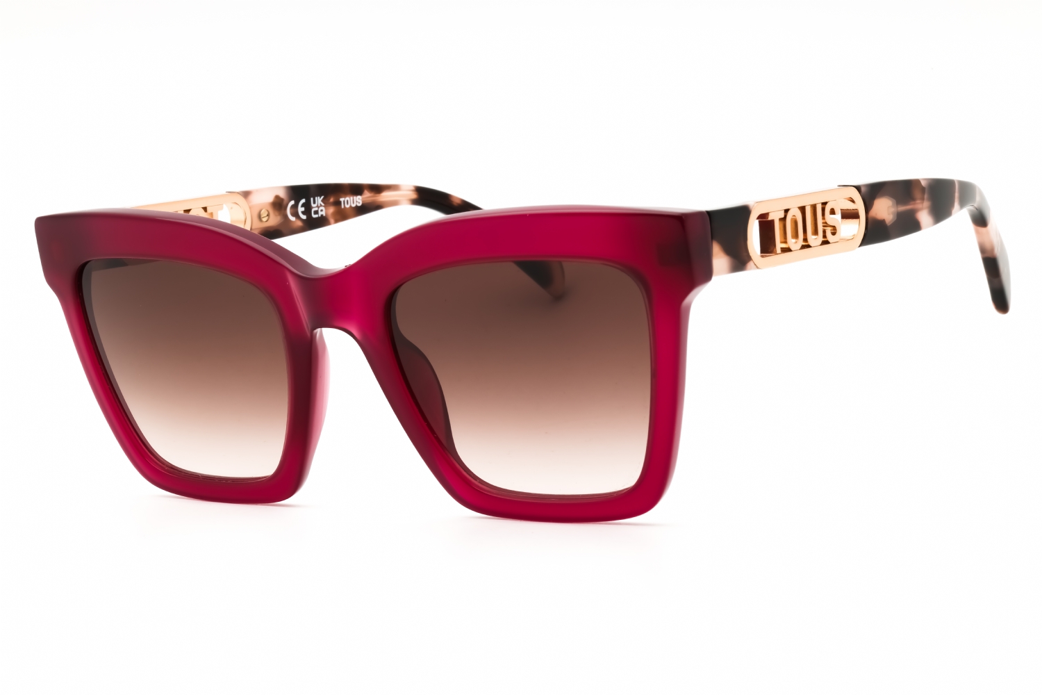 TOUS Logo Color Block sunglasses in pink w/branded case Tous Sunglasses at a Good Price - Optimal Optic main image 3
