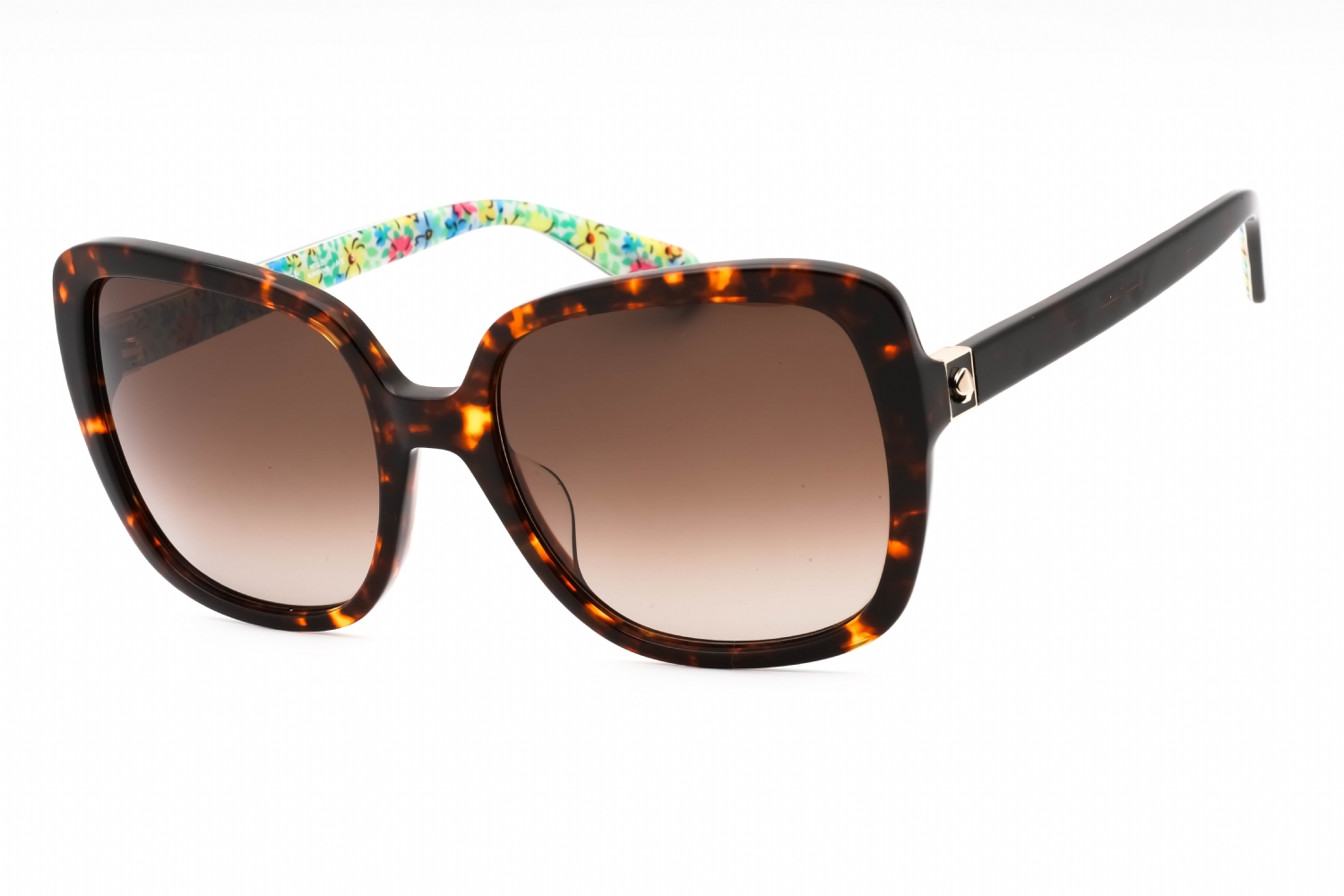 Kate Spade Wilhelmina/S 8XSLA Polarized Sunglasses Brown Mint Green 55-18 + Case Kate Spade Women main image 2