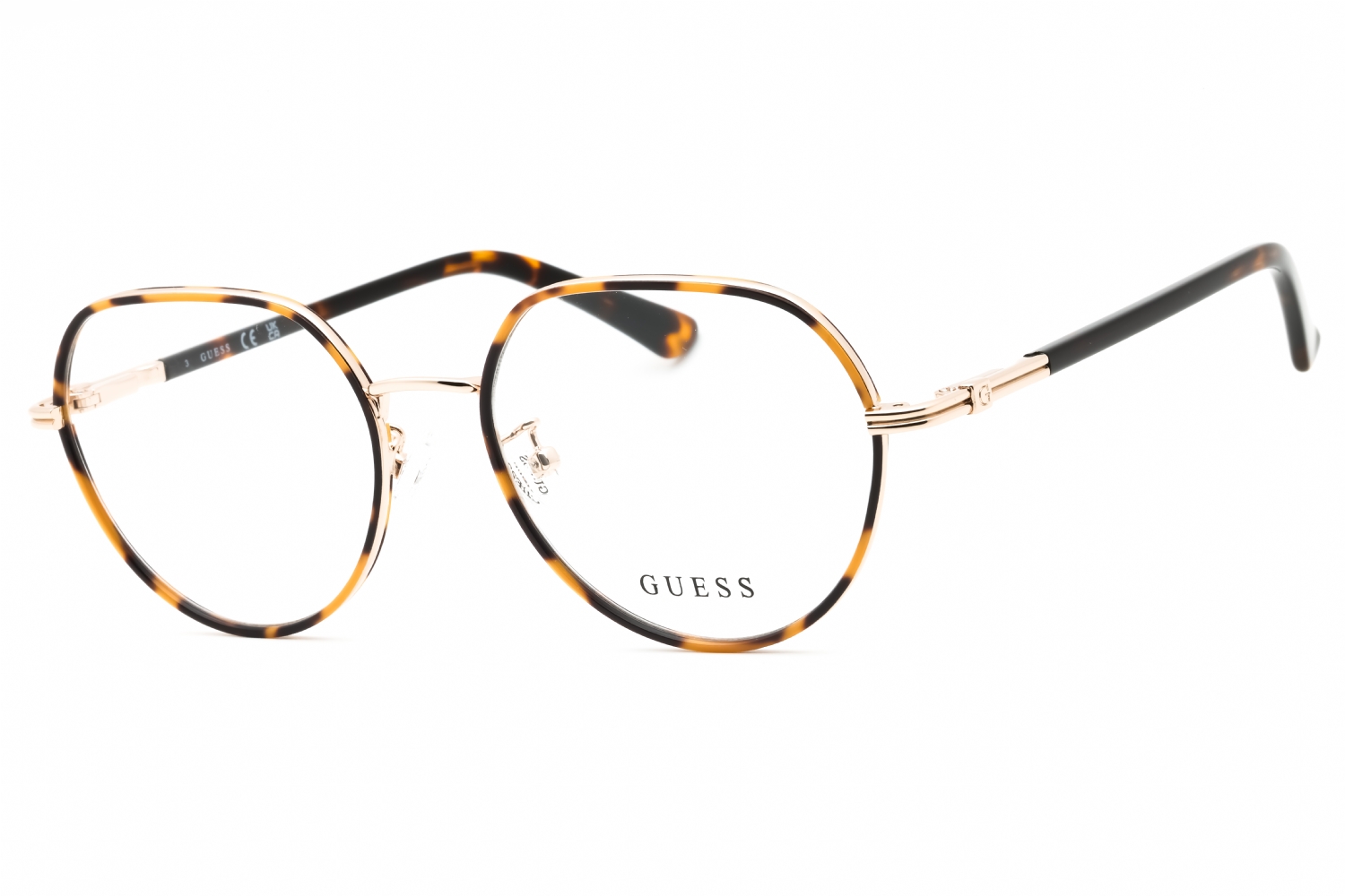 Guess EYEGLASSES GU2915D-033-53 New with case Eyeglasses Guess GU 2915 -D Asian fit 033 Pink Gold  main image 2