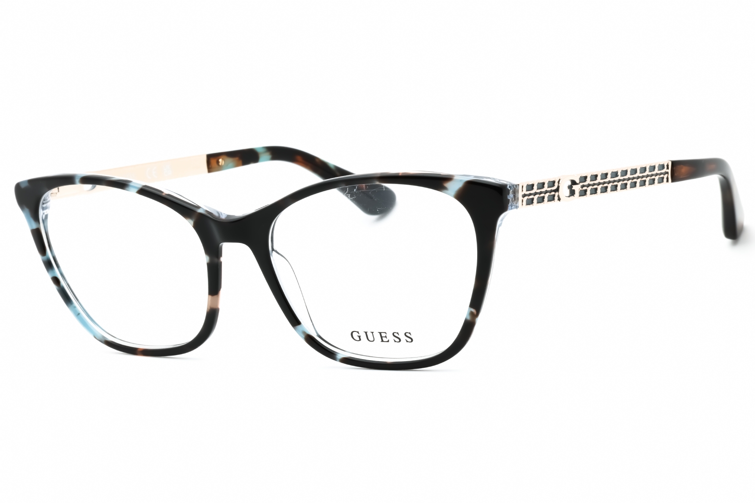 Guess EYEGLASSES GU2882-056-53 New with case Guess GU2882 eyeglasses for women in Blue main image 2