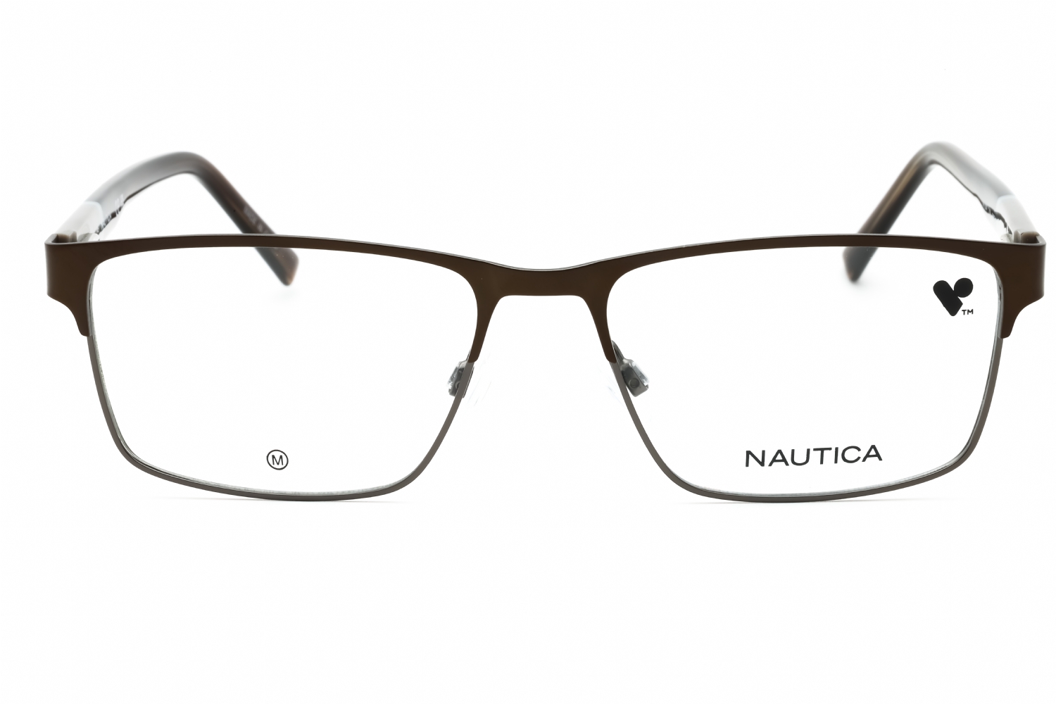New Nautica N-7334 030 Matte Gunmetal Eyeglasses 53/16/145 Opticontacts.com -- Nautica N7334 main image 4