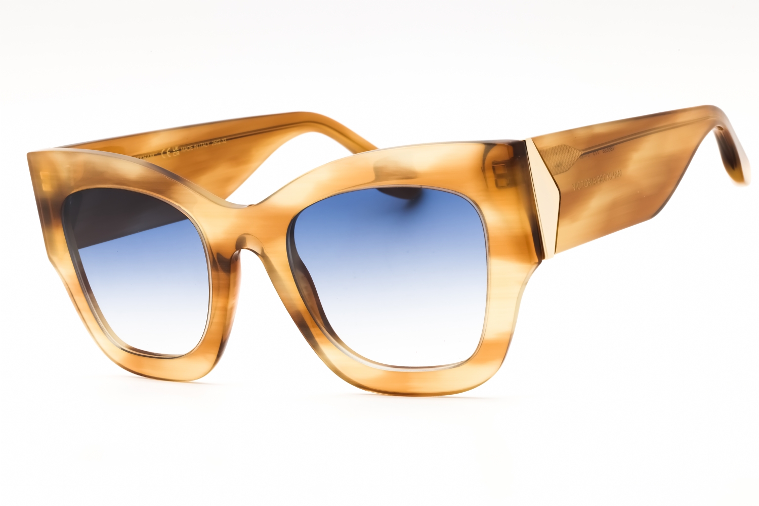 Victoria Beckham Blue and Brown Sunglasses Postalcontacts.com -- Victoria Beckham VB631S main image 2