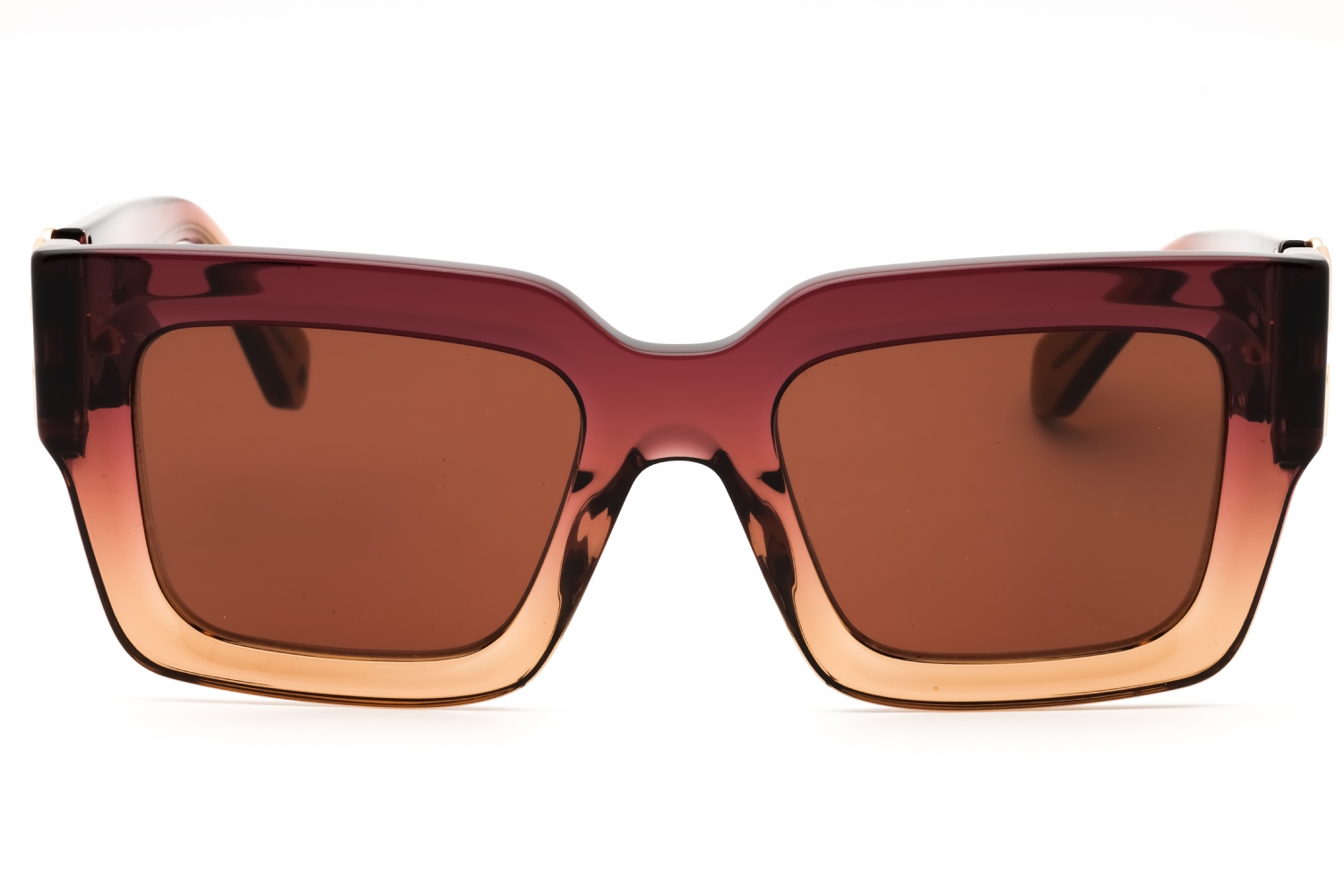 OFF WHITE MYSTIC RECTANGULAR TORTOISESHELL UNISEX SUNGLASSES. PINK LENSES. NEW Postalcontacts.com -- Off White MYSTIC main image 2