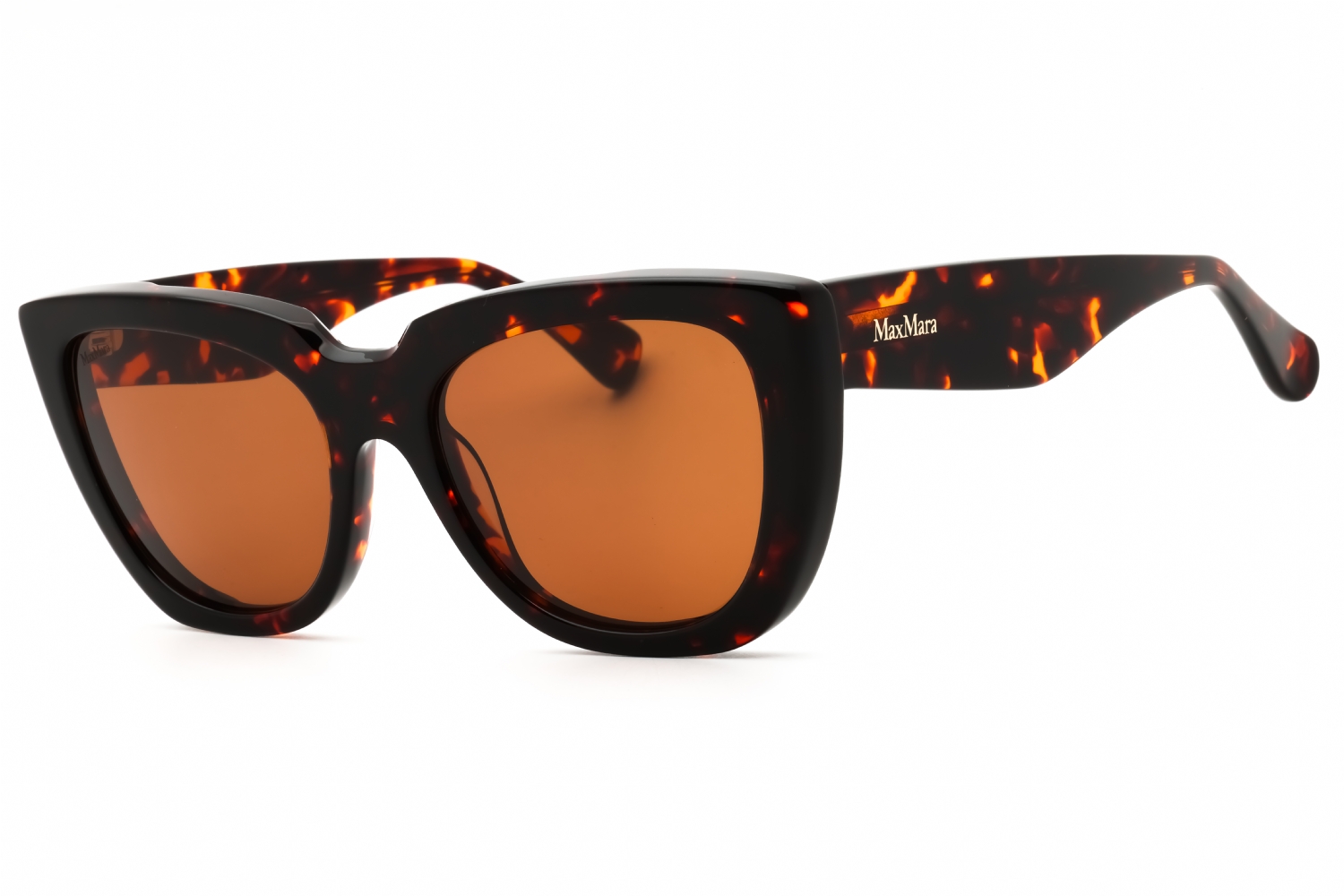 MaxMara Black Frame Sunglasses with Brown Lenses Maxmara Women main image 2