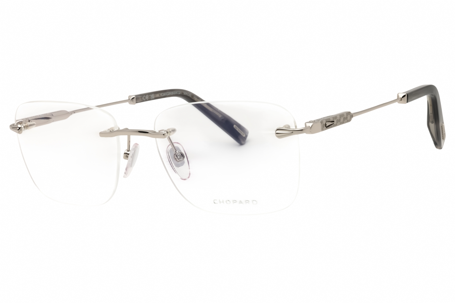 Philipp Plein VPP087M Eyeglasses Palladium Metal Aviator Philipp Plein VPP084M Aviator Glasses | Fashion Eyewear US main image 4