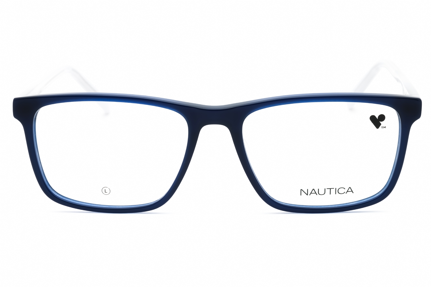 New Nautica N-8178 420 Navy Blue Eyeglasses 55/17/145 Nautica N8178 Eyeglasses Frame | BestNewGlasses.com main image 4