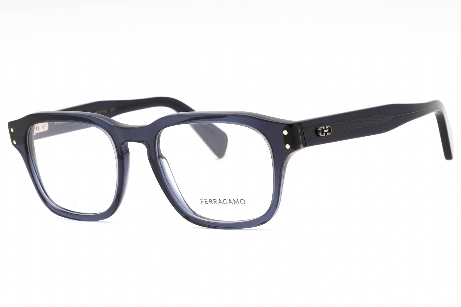New FERRAGAMO SF-2958 050 Light Crystal Grey Eyeglasses 52/19/150 Salvatore Ferragamo SF2958 Light Crystal Grey Eyeglasses  main image 3