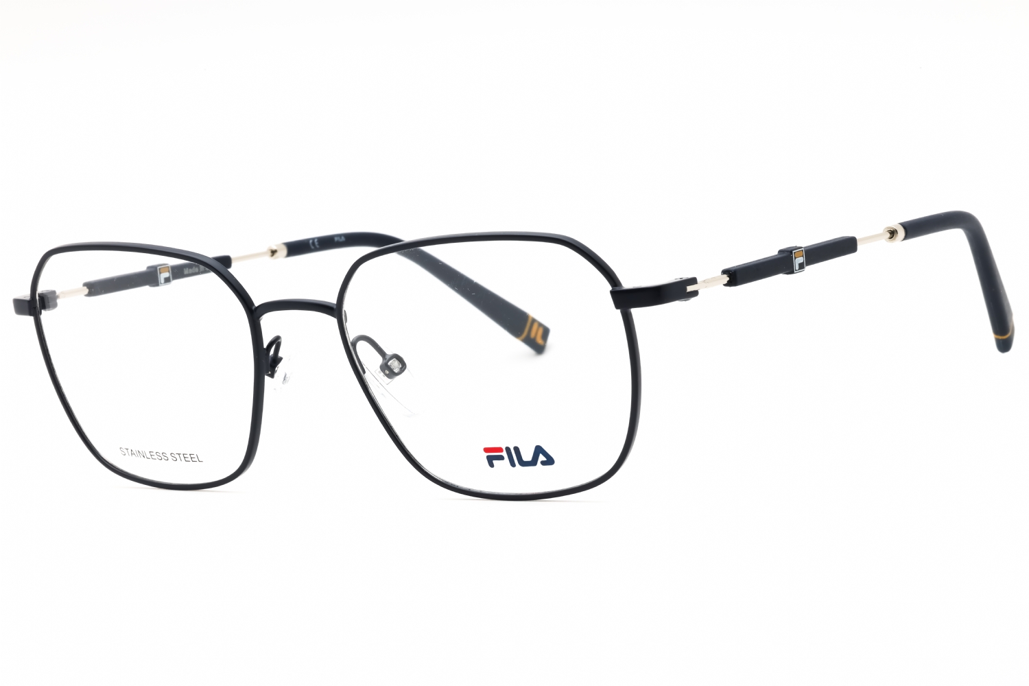Fila Black Stainless Steel Glasses  (Frames) Opticontacts.com -- FILA VFI261 main image 3