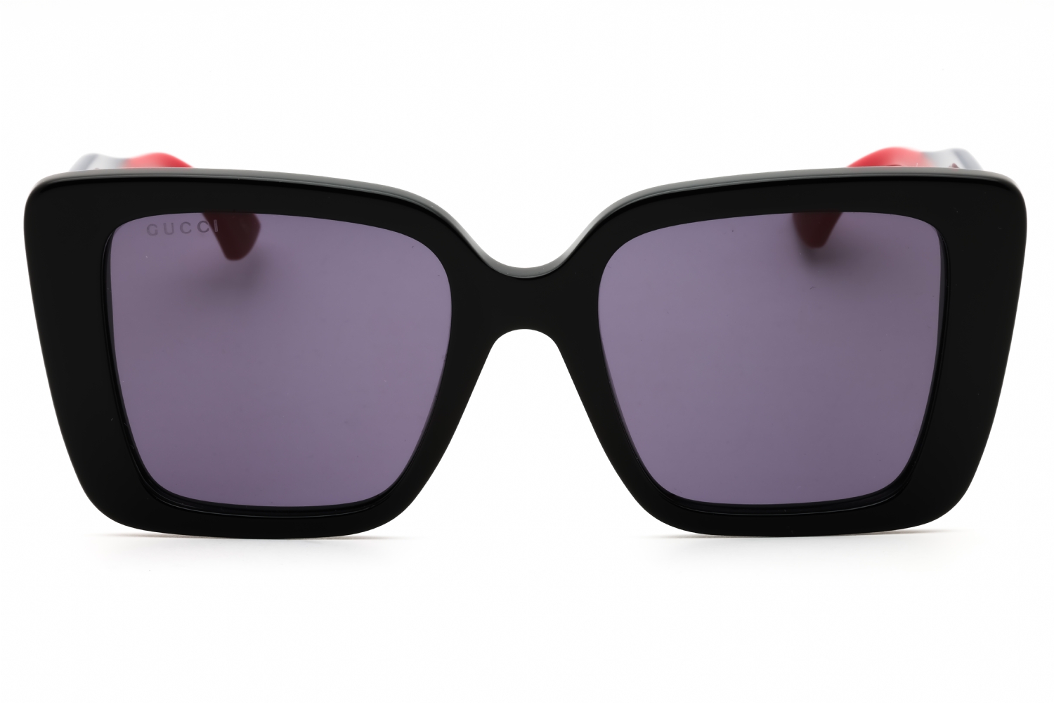 Gucci GG1861S 004 Sunglasses Shiny Black Square Frame, Dark  display picture 3