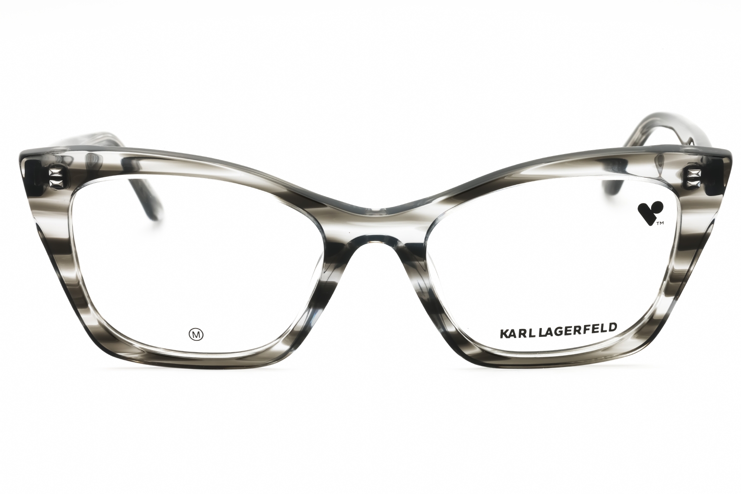 Karl Lagerfeld Clear Frame Sunglasses with Dark Lenses KL6170 main image 3