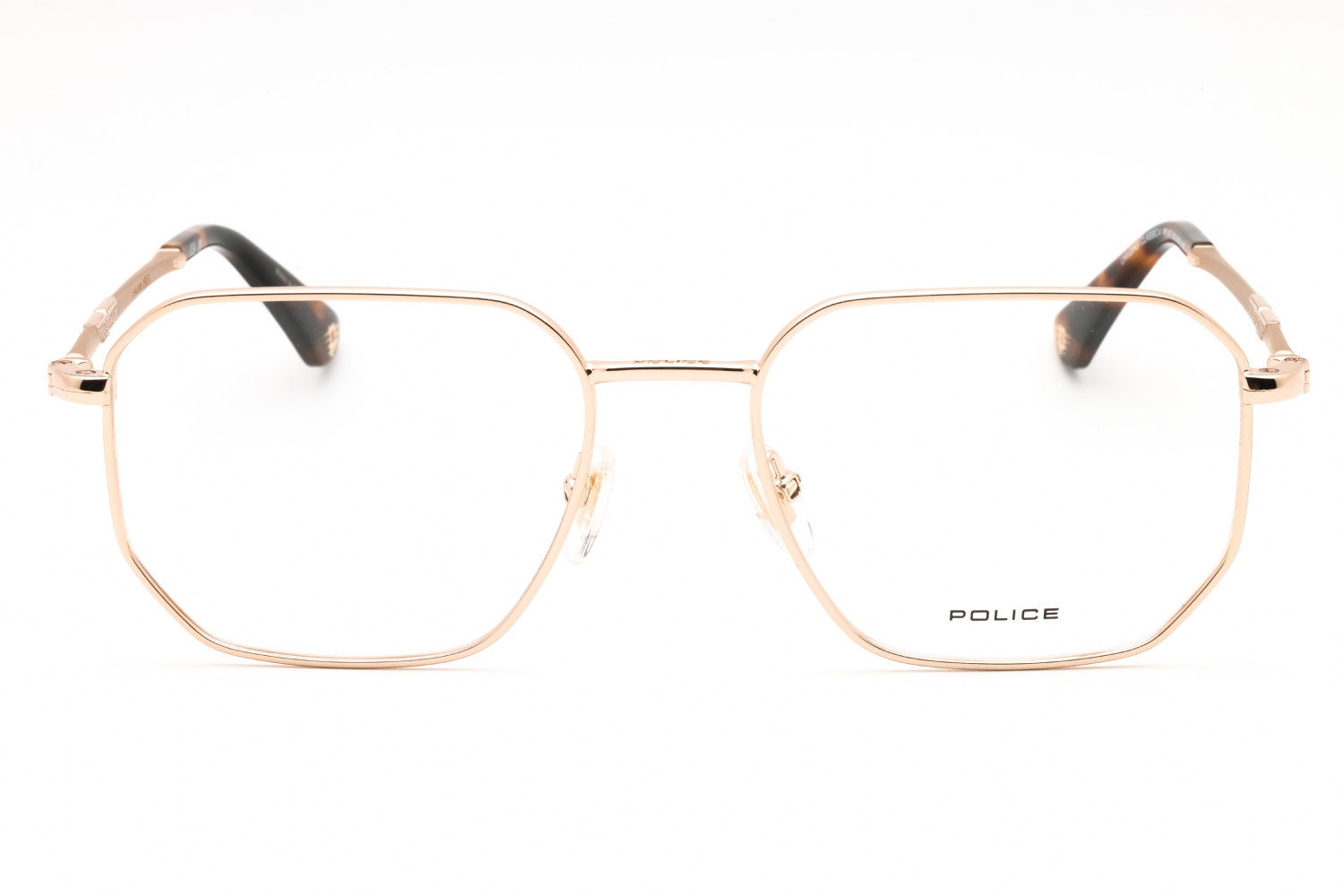 Police VPLL67 - Shiny Rose Gold, Metal, Oval frame