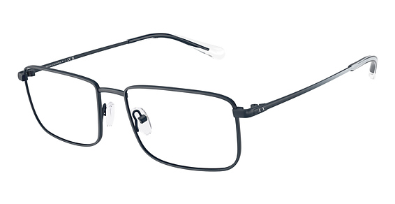 Armani Exchange AX1069 - Matte Blue, Metal, Rectangle frame