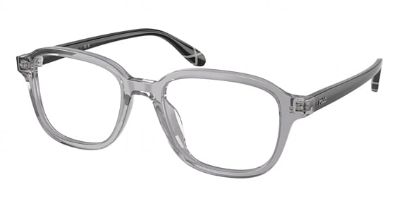 Polo PH2322U - Shiny Transparent Grey, Plastic, Mixed Shapes frame