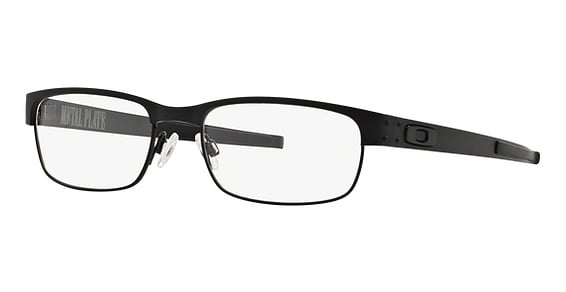 Oakley OX5038 METAL PLATE - Matte Black, Titanium, Oval frame