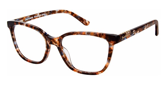 Juicy Couture JU 231 - Brown Blue Havana, Acetate, Rectangle frame