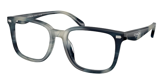 COACH HC6276U - Striated Blue, Plastic, Oval frame