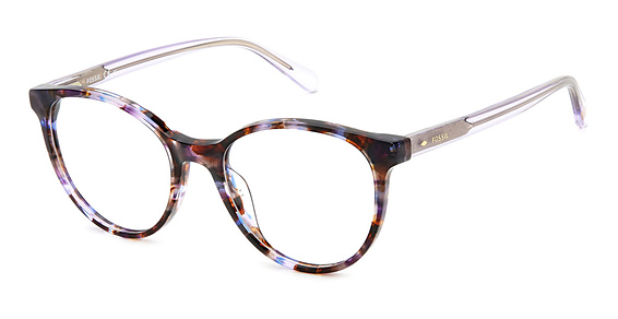 Fossil FOS 7151/US - Lilac Havana, Acetate, Mixed Shapes frame