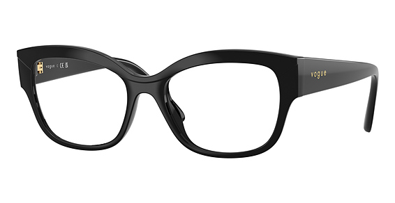 Vogue VO5635U - Black, Acetate, Cat Eye frame