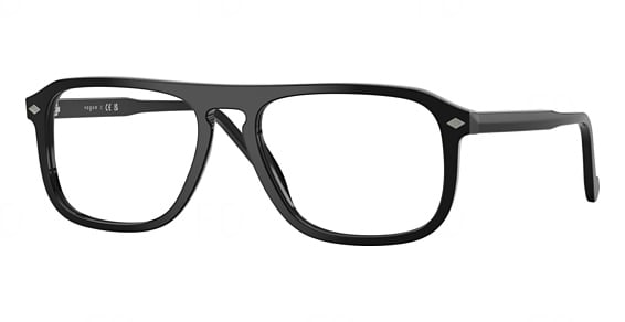 Vogue VO5753 - Black, Plastic, Mixed Shapes frame