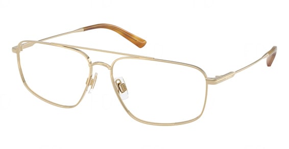 Polo PH1247 - Shiny Pale Gold, Metal, Mixed Shapes frame