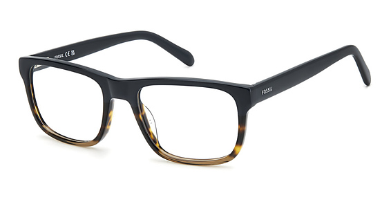 Fossil FOS 7185 - Grey Brown, Acetate, Rectangle frame