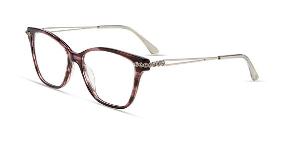 Stuart Weitzman WZN 1042 - Grey Horn, Acetate, Rectangle frame
