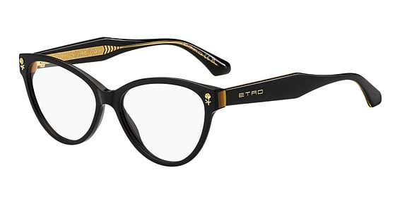 Etro 0014 - Blck Yllw, Acetate, Cat Eye frame