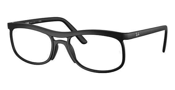 Ray-Ban RX7254 - Sand Black, Acetate, Rectangle frame
