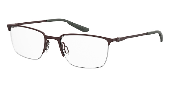 Under Armour UA 5005/G - Brown, Stainless Steel, Rectangle frame