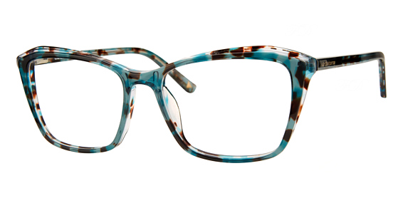 Liz Claiborne L 683 - Turq Cry T, Acetate, Cat Eye frame