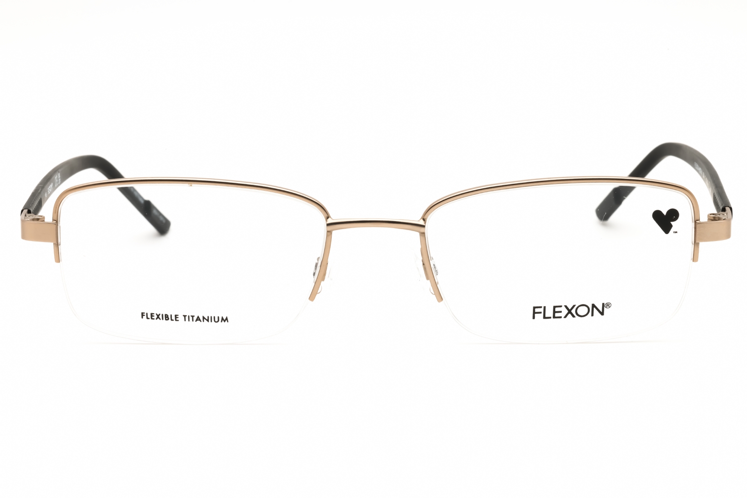 Flexon FLEXON H6079N - Satin Taupe, Metal, Rectangle frame