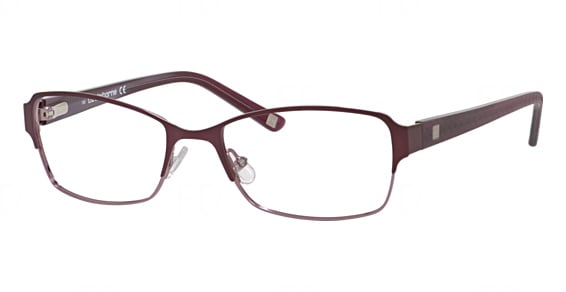 Liz Claiborne L 622 - Satin Plum, Stainless Steel, Rectangle frame