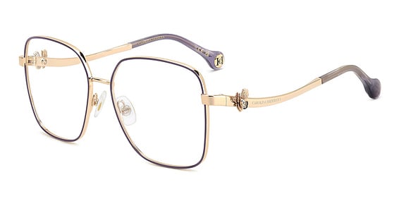 Carolina Herrera HER 0397 - Gold Copper, Metal, Rectangle frame