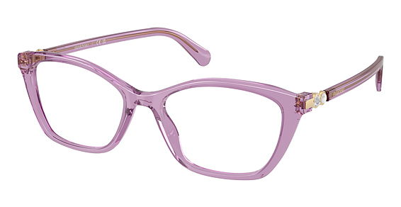 Swarovski SK2065 - Transparent Amethyst, Plastic, Oval frame