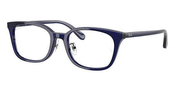 Ray-Ban RX5407D - Transparent Dark Blu, Plastic, Oval frame