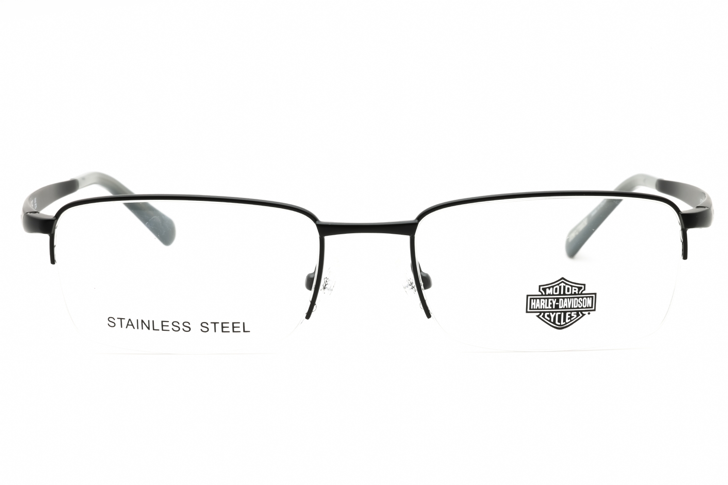 Harley Davidson HD50098 - Matte Black, Metal, Rectangle frame