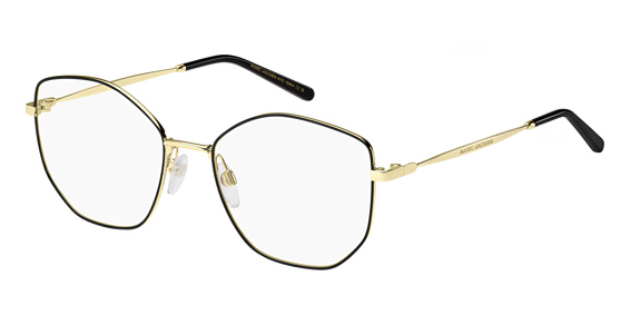 Marc Jacobs Marc 741 - Gold Black, Metal, Geometric frame