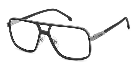 Carrera 1143/US - Matte Black Ruthenium, Stainless Steel, Aviator frame