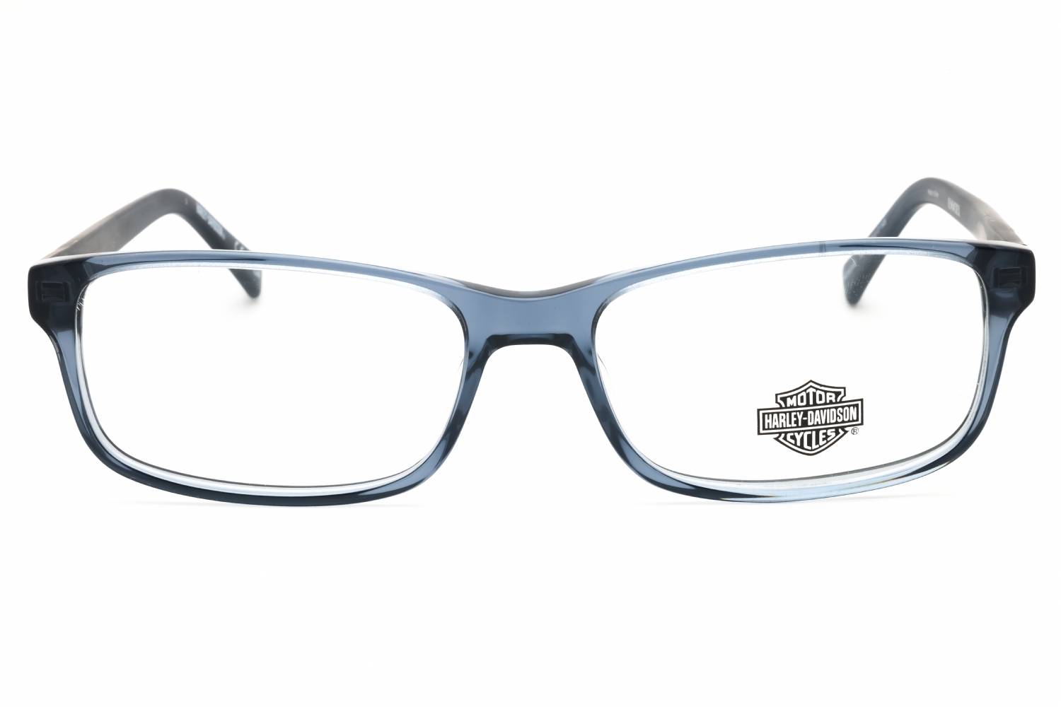Harley Davidson HD50060 - Shiny Light Blue, Acetate, Rectangle frame