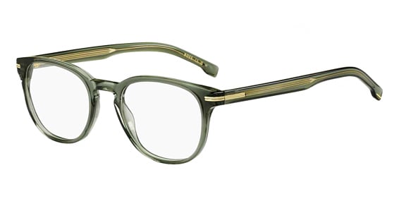 Hugo Boss Boss 1601 - Green, Acetate, Rectangle frame