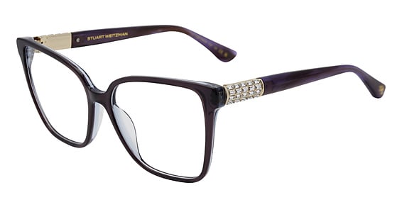Stuart Weitzman WZN 1032/G - Blue, Acetate, Rectangle frame