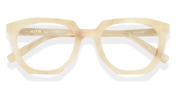 KITS Anni - Warm Marbel, Acetate, D Frame frame