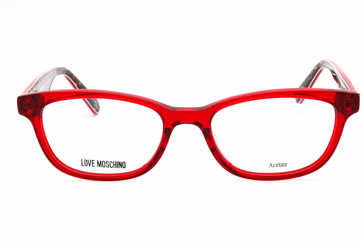 Moschino MOL512 - RED, Plastic, Rectangle frame