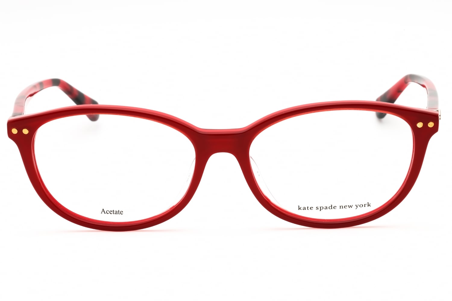Kate Spade EVANGELINE/F - RED, Plastic, Oval frame