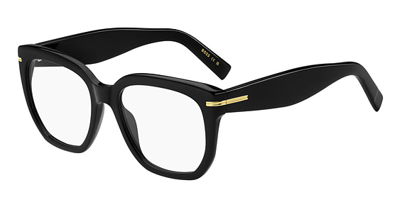 Hugo Boss Boss 1734 - Black, Acetate, Rectangle frame