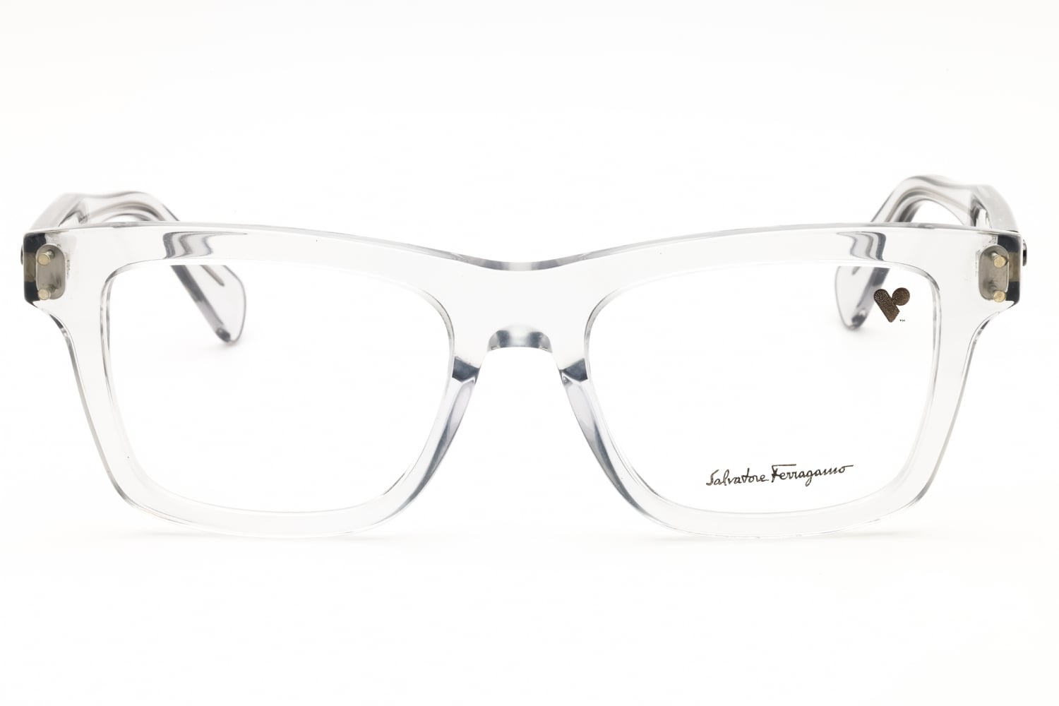 Salvatore Ferragamo SF2923 - Light Crystal Grey, Acetate, Rectangle frame