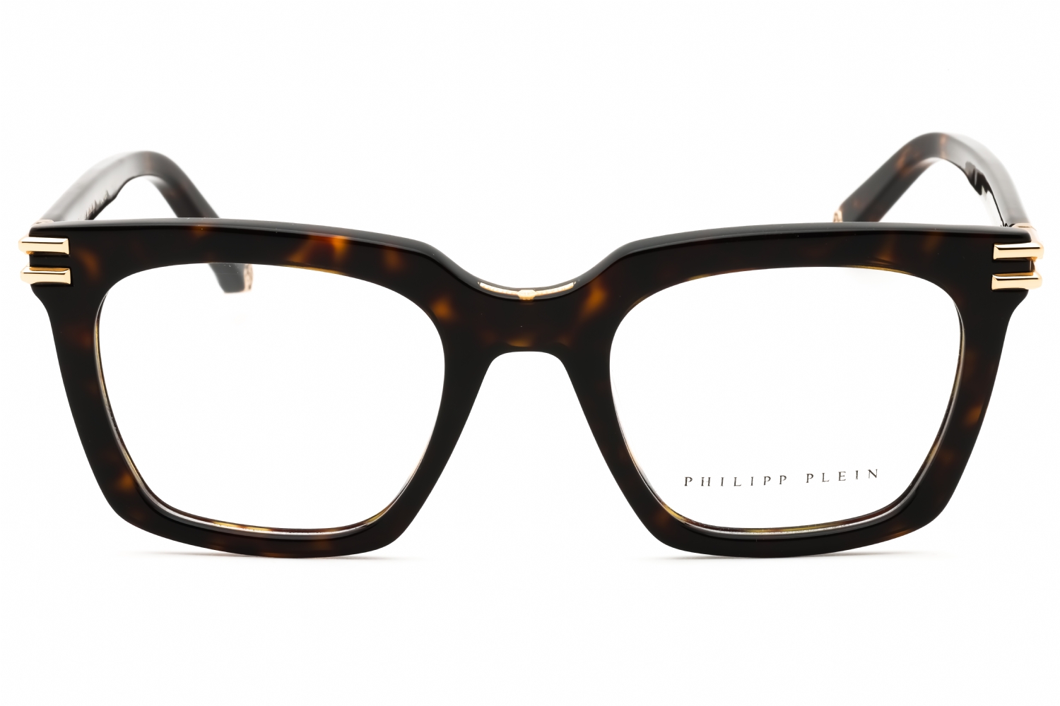 Philipp Plein VPP115M - Shiny Dark Havana, Acetate, Rectangle frame