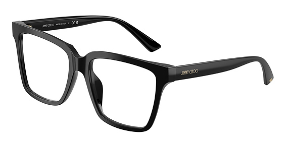 Jimmy Choo JC3040U - Black, Plastic, Rectangle frame