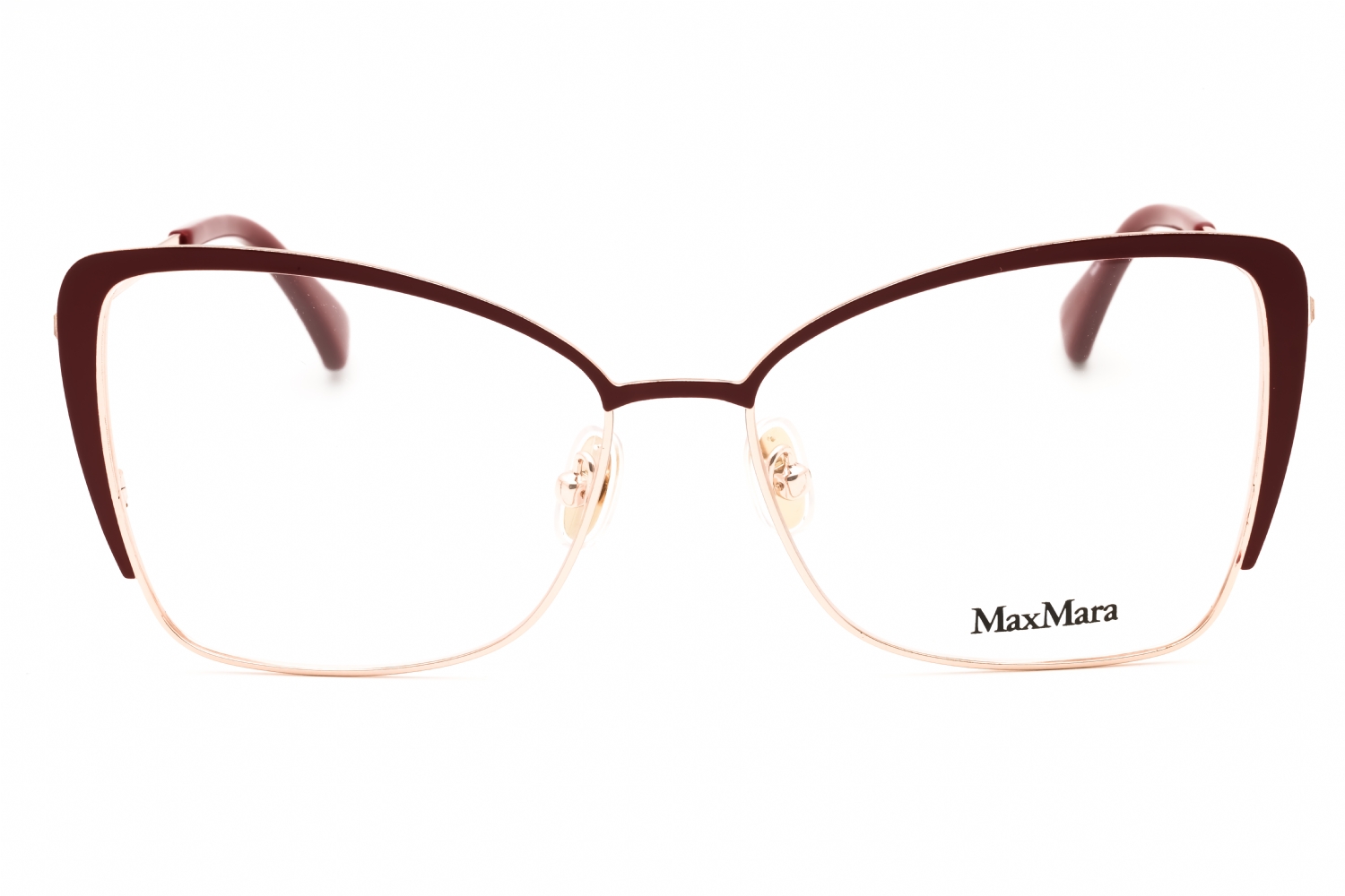 Max Mara MM5130 - Shiny RED, Metal, Cat Eye frame