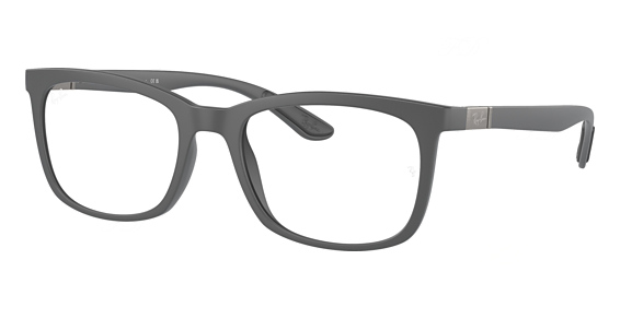 Ray-Ban RX7230 - Sand Grey, Acetate, Rectangle frame